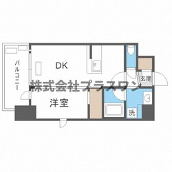 エステムコート谷町九丁目の物件間取画像